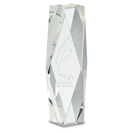 8" Crystal Facet Tower