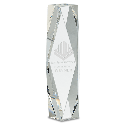 10" Crystal Facet Tower