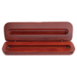 Rosewood Finish Single Pen & Pencil Case