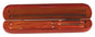 Rosewood Finish Double Pen & Pencil Case