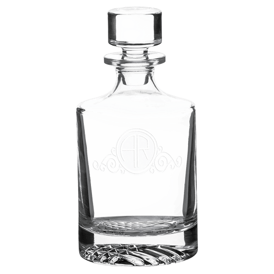 Polar Camel Round Glass Decanter