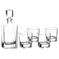Polar Camel Rectangle Glass Decanter Set