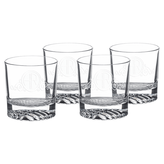 Polar Camel Round Rocks Glasses Set of Four