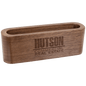 4 1/2" Walnut Wood Business Card Holder