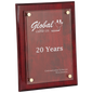 9" x 12" Rosewood Piano Finish Floating Acrylic Plaque