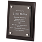 8" x 10" Black Piano Finish Floating Acrylic Plaque