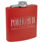 Red Powder Coated Flask