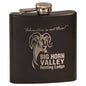 Matte Black Stainless Steel 6 oz. Flask