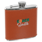 Basketball Leatherette 6 oz. Flask