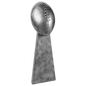 Antique Silver Football Resin-15"