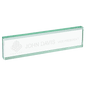 8" Jade Glass Desk Wedge