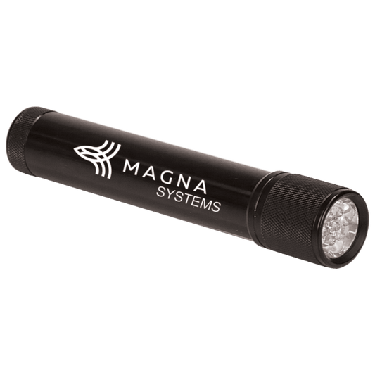 Black 7-LED Flashlight