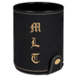 Black/Gold Leatherette Dice Cup Set