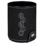 Black/Silver Leatherette Dice Cup Set