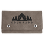 Gray Leatherette Card & Dice Set