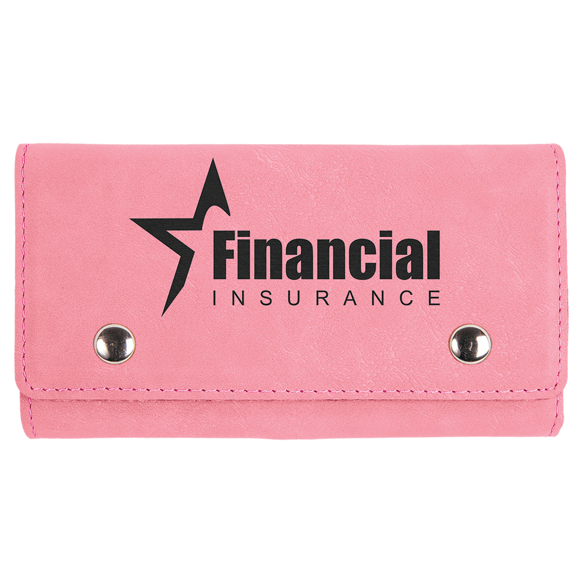 Pink Leatherette Card and Dice Set