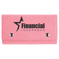 Pink Leatherette Card and Dice Set