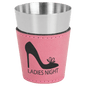 Pink Leatherette Shot Glass
