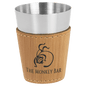 Bamboo 2 oz. Leatherette Wrapped Stainless Steel Shot Glass