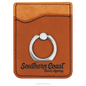 dawhide Leatherette Cell Phone Wallet with Silver Ring