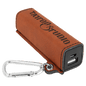 dawhide Laserable Leatherette 2200 mAh Power Bank with USB Cord