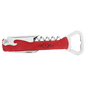 Red Leatherette Wine Bottle Opener