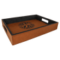 Rawhide  Laserable Leatherette Serving Tray