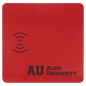 Red Laserable Leatherette Phone Charging Mat
