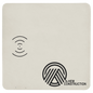 White Laserable Leatherette Phone Charging Mat