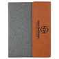 Rawhide with Gray Leatherette Canvas Portfolio