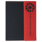 Red Lasered Leatherette with Black Canvas 7x9 Portfolio