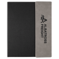 Gray Lasered Leatherette with Black Canvas