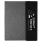 Black with Gray Leatherette Canvas Portfolio