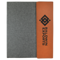 Rawhide Lasered Leatherette with Gray Canvas Portfolio