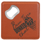 Basketball Leatherette Coaster with Opener