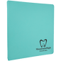 Teal Lasered Leatherette 3-Ring Binder