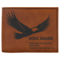 Rawhide Lasered Leatherette Bifold Wallet with ID Flip Display