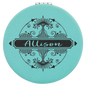 Teal Lasered Leatherette Compact Mirror