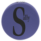 Purple Lasered Leatherette Compact Mirror