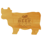 Bamboo Cow Shaped Cutting Board