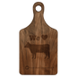 Paddle Shaped Walnut Cutting Board