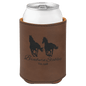 Dark Brown Leatherette Beverage Holder