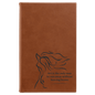 Rawhide Lasered Leatherette Sketch Book with White Unlined Paper