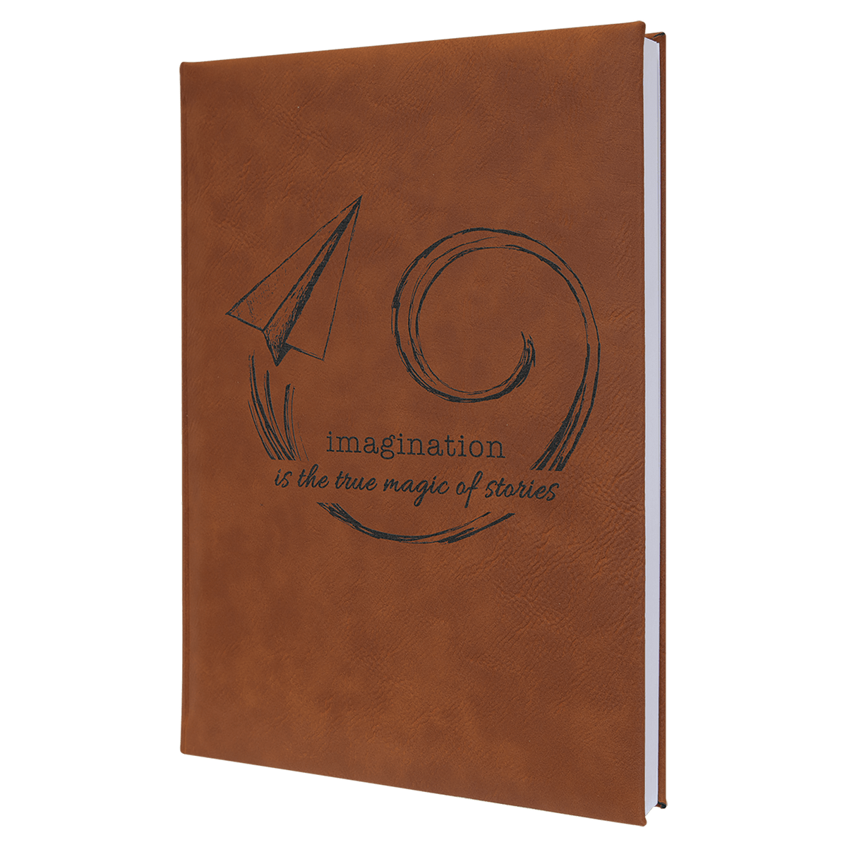 Rawhide Lasered Leatherette Journal with Lined Paper