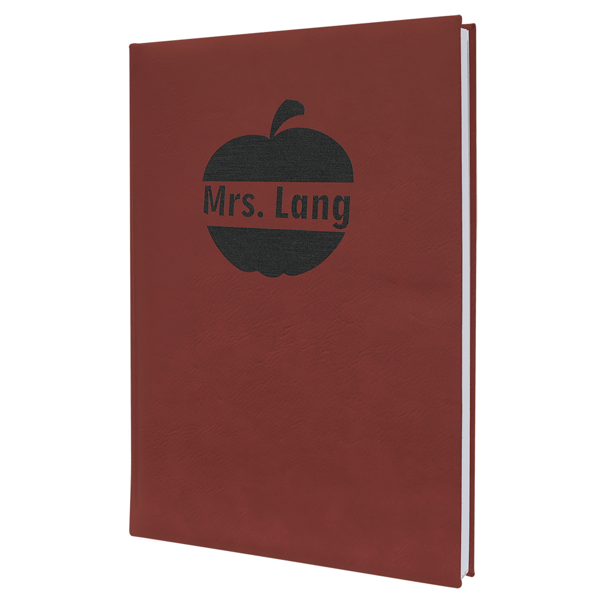 Rose Lasered Leatherette Journal with Lined Paper