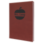 Rose Lasered Leatherette Journal with Lined Paper