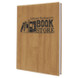 Bamboo Lasered Leatherette Journal with Lined Paper