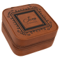 Rawhide Lasered Leatherette Travel Jewelry Box