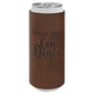 Dark Brown Leatherette Slim Beverage Holder