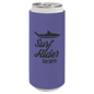 Purple Leatherette Slim Beverage Holder